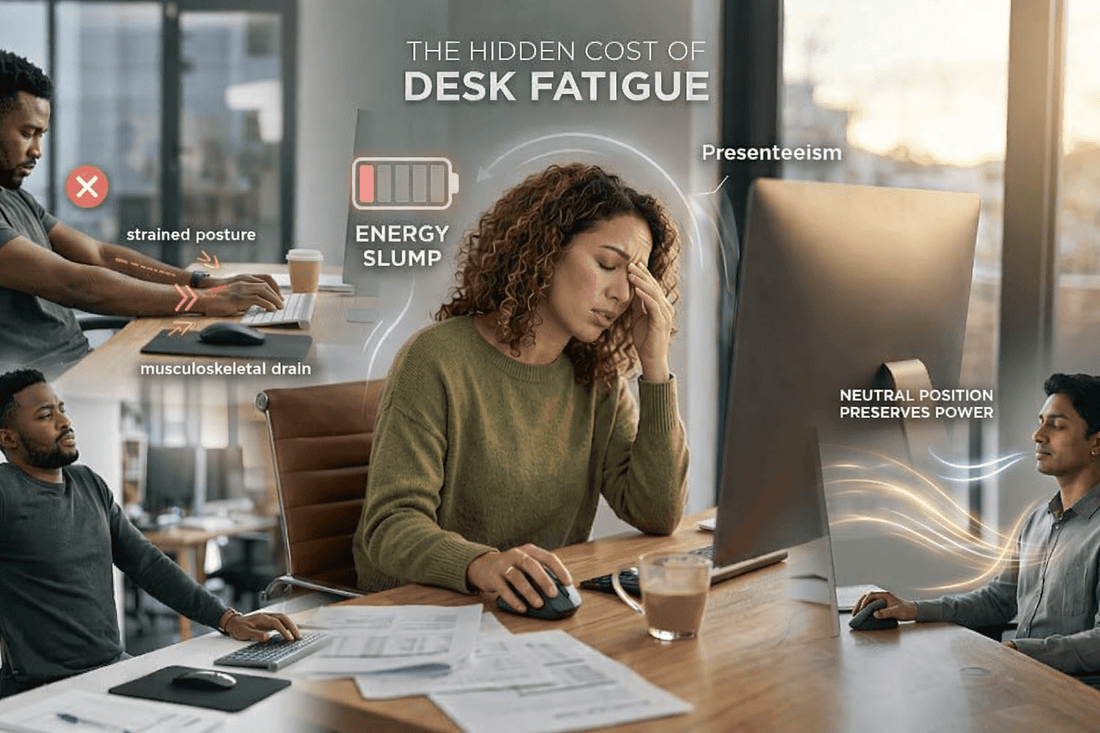 The Hidden Cost of Desk Fatigue: Why Your Setup is Draining Your Energy - ReliefClick