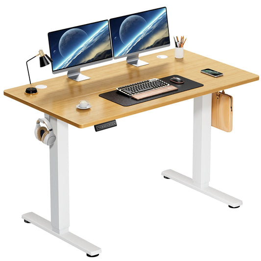Electric Standing Desk 40x24 Inch Height Adjustable - Standing Desk by ReliefClick