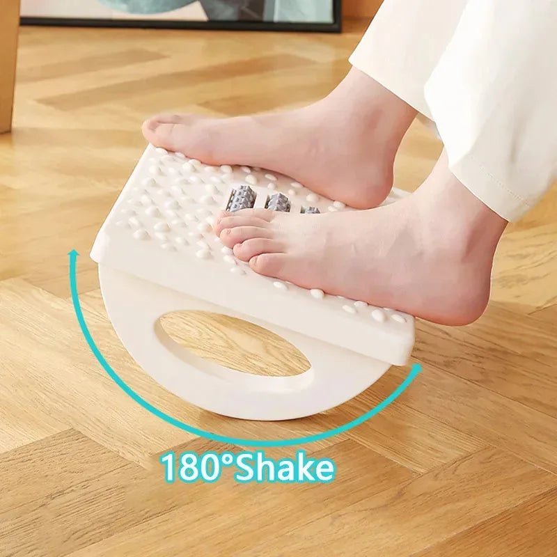 Ergonomic Foot Rest with Massage Rollers - Foot Rest by ReliefClick