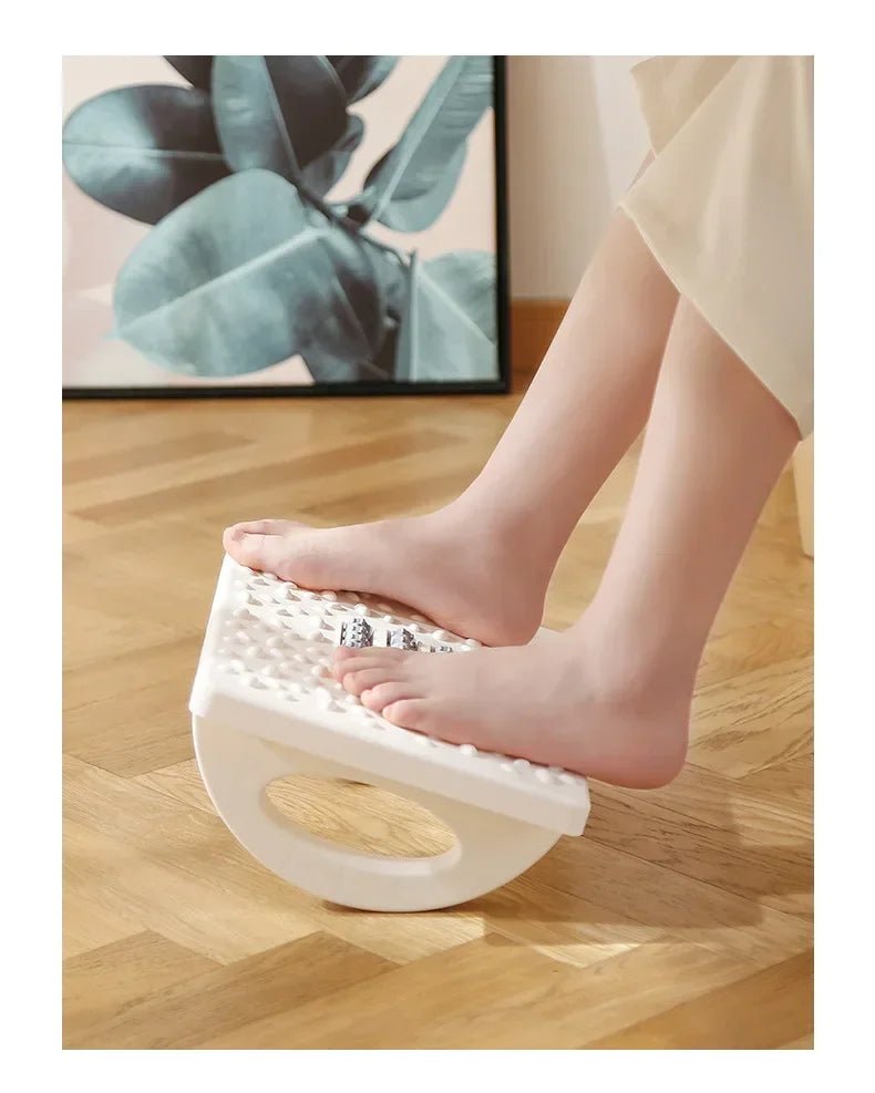 Ergonomic Foot Rest with Massage Rollers - Foot Rest by ReliefClick