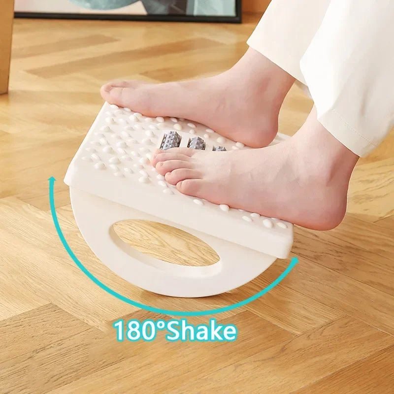 Ergonomic Foot Rest with Massage Rollers - Foot Rest by ReliefClick