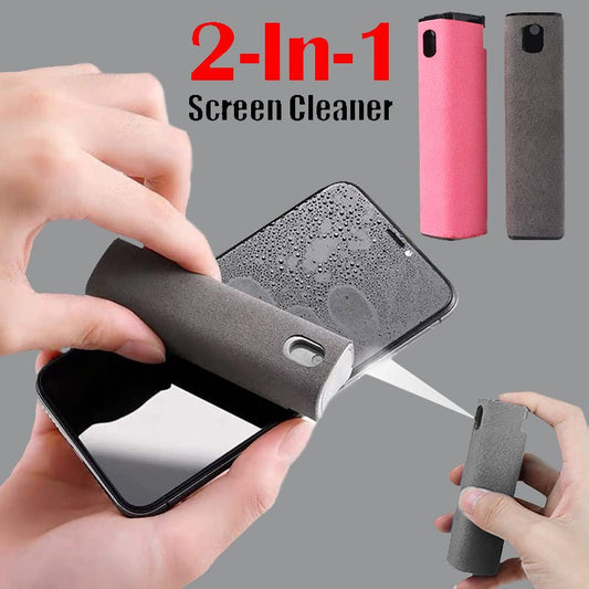 ReliefClick™ Pocket Screen Cleaner – Spray Mist & Microfiber Shine Kit - Office Accessories by ReliefClick